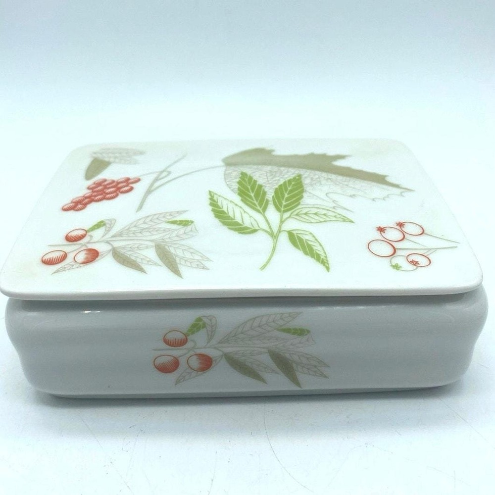 Vintage Easterling Forever spring‎ Made in Bavaria Germany Lidded Trinket dish